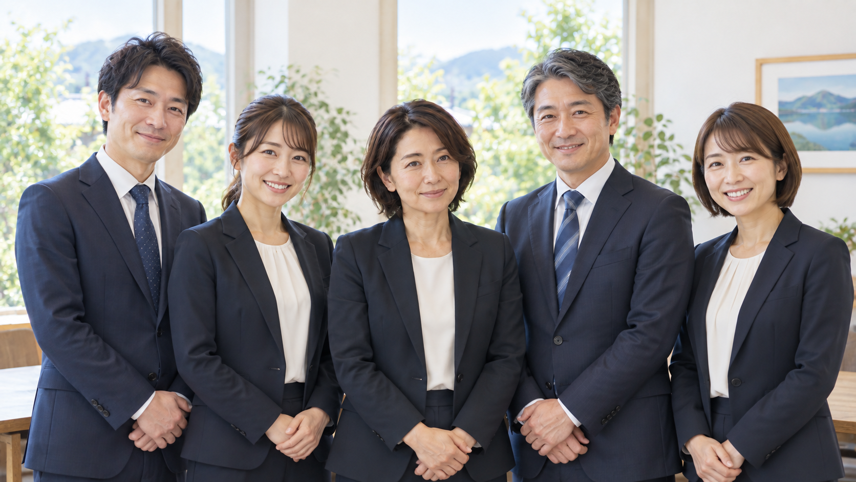 相続税を支えるスタッフの集合イメージ