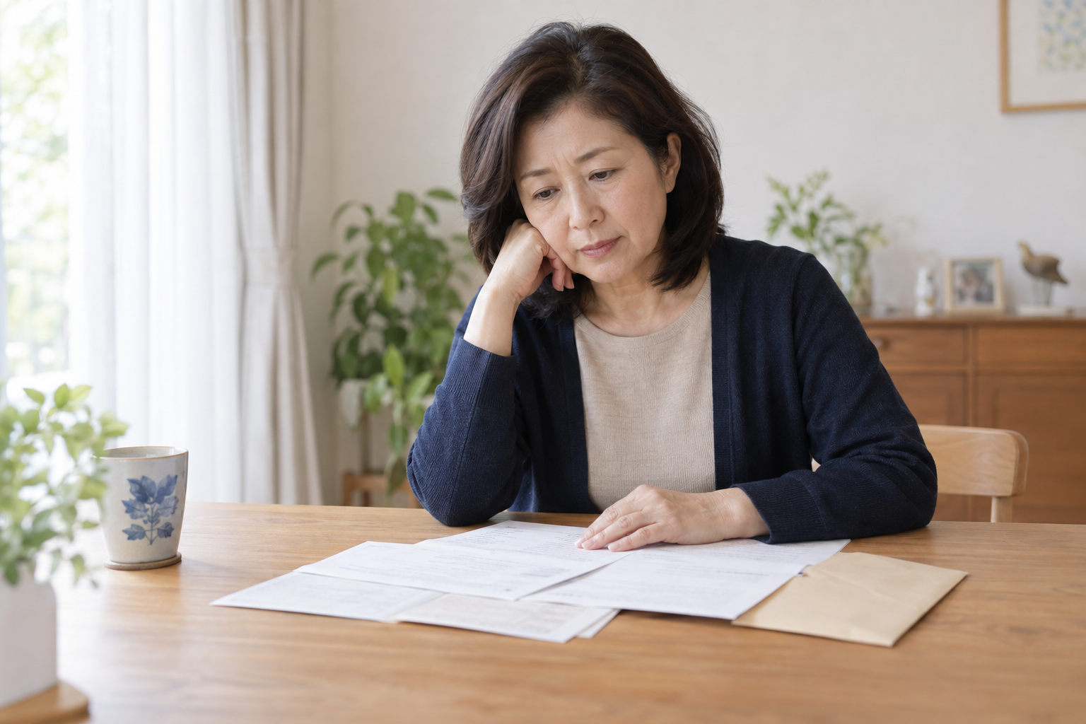 書類を前に相続の進め方を考えている方のイメージ